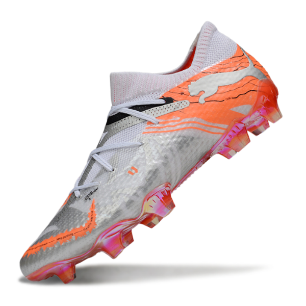 Botas de fútbol Puma Future 7 Unisport Pro FG para terreno firme, color verde y negro