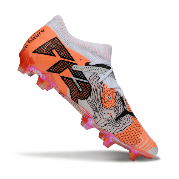 Botas de fútbol Puma Future 7 Unisport Pro FG para terreno firme, color verde y negro