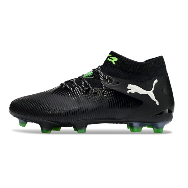 Botas de fútbol Puma Future 8 Eclipse Pack FG para terreno firme, color negro y amarillo