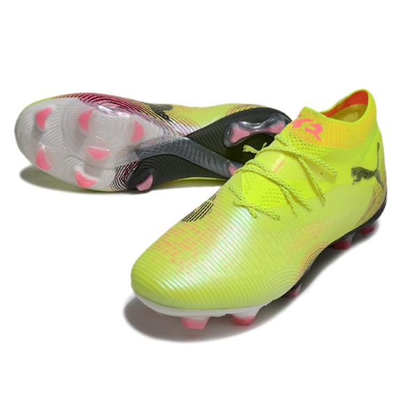 Puma Future 8 Yellow and Pink Firm Ground FG Football Boot