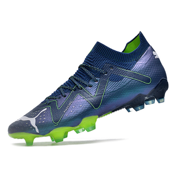 Botas de fútbol Puma Future Ultimate Gear Up Pack negras y amarillas para terreno firme FG