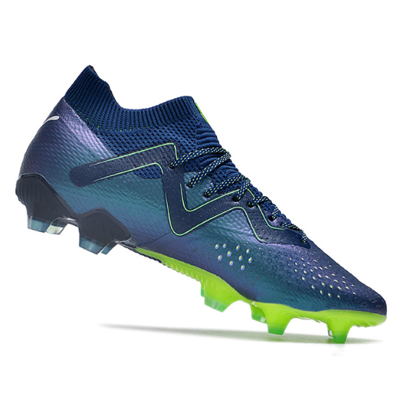 Botas de fútbol Puma Future Ultimate Gear Up Pack negras y amarillas para terreno firme FG