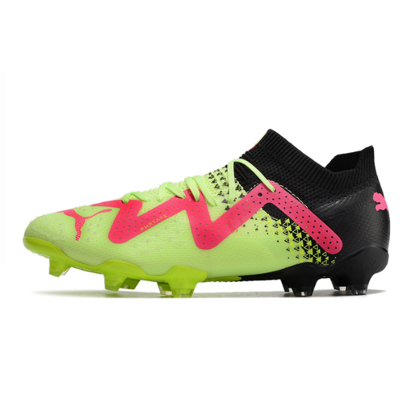 Puma Future Ultimate Green and Pink Firm Ground FG Football Boot