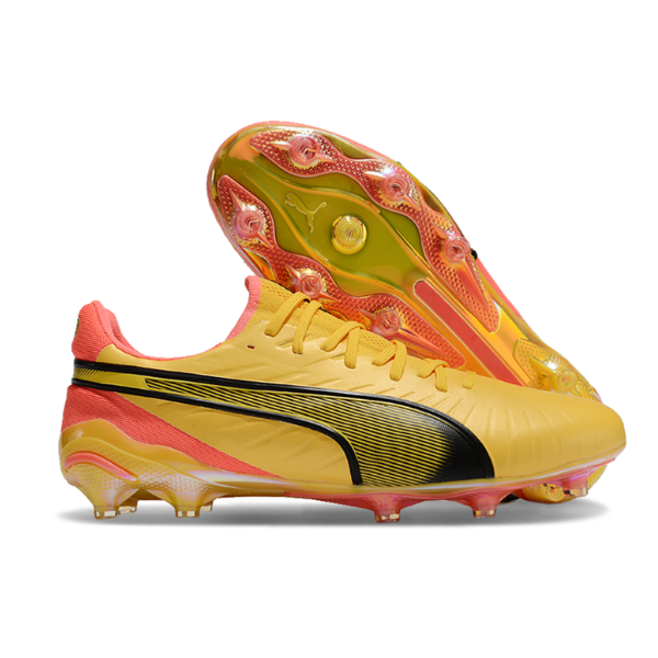 Puma King Ultimate Tricks Pack Black and White Firm Ground FG Football Boot