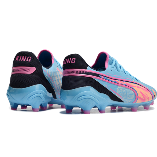 Botas de fútbol Puma King Ultimate Volume Up Pack Firm Ground FG en blanco y negro