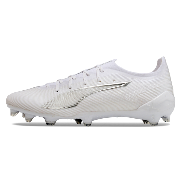 Botas de fútbol Puma Ultra 5 Carbon Whiteout Pack para terreno firme FG