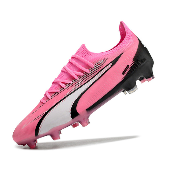 Botas de fútbol Puma Ultra Ultimate Phenomenal Pack negras y rojas para terreno firme FG