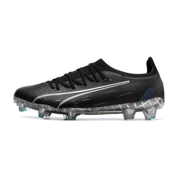 Botas de fútbol Puma Ultra Ultimate FG para terreno firme, color negro