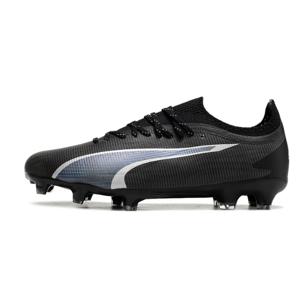 Botas de fútbol Puma Ultra Ultimate FG para terreno firme, color negro