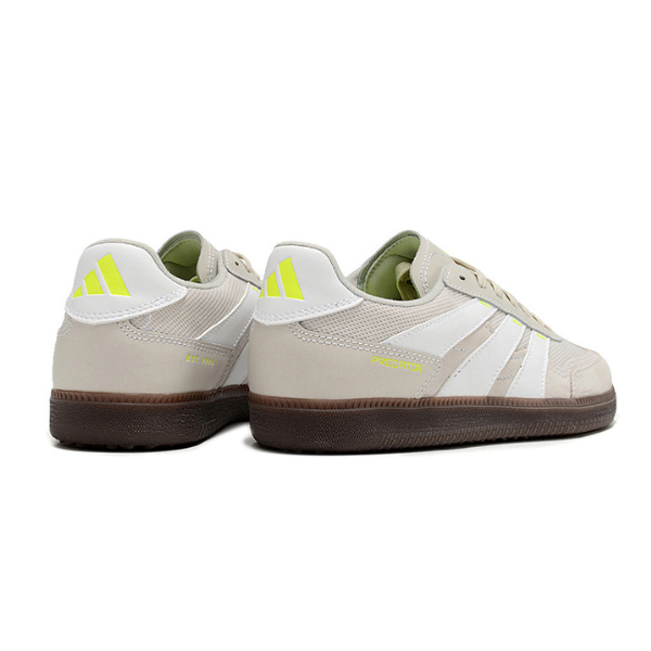 Botas de fútbol sala Adidas Predator 24 League Low IC gris y blanco