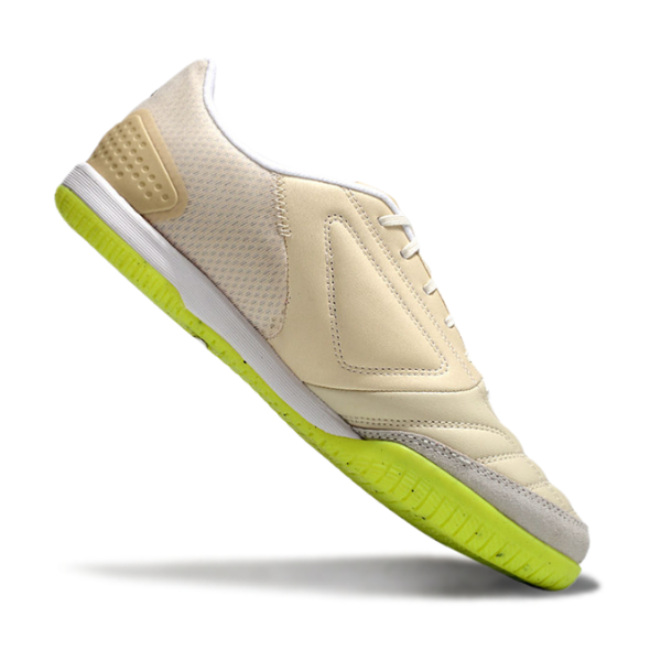 Botas de fútbol sala Adidas Competition Top IC beige y verde