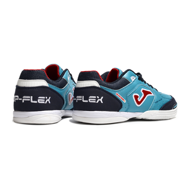 Bota de fútbol sala Joma Top Flex 24 IC azul y rojo IC