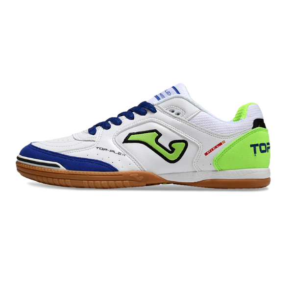 Botas de fútbol sala Joma Top Flex 24 IC blanco, azul y verde IC