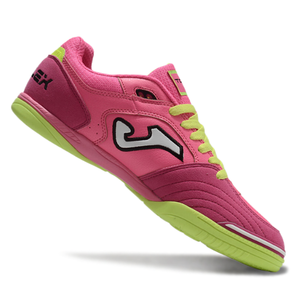 Joma Top Flex 24 Pink and Green Indoor IC Football Boot