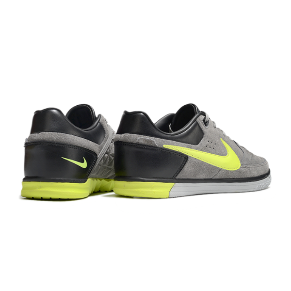 Nike5 Street Gato Gray and Green Indoor IC Football Boot