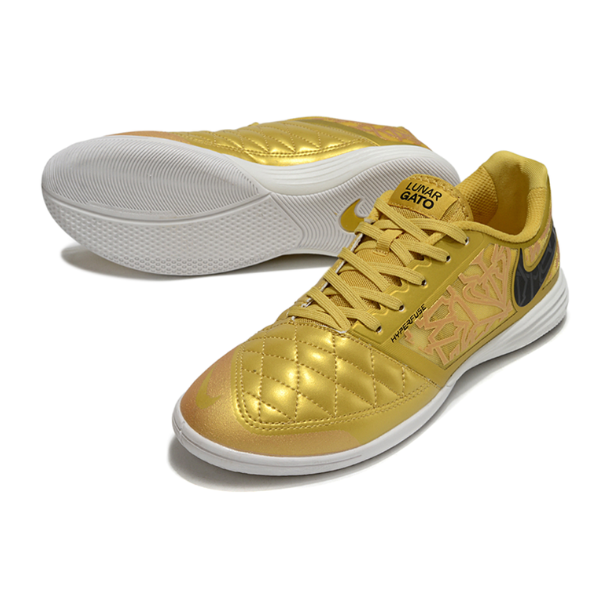 Nike Lunar Gato II IC Gold Indoor IC Football Boot
