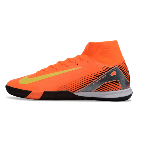 Nike Mercurial Superfly 10 Academy Orange and Yellow Indoor IC Football Boot