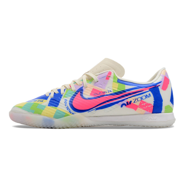 Botas de fútbol sala Nike Vapor 15 Academy SolCal Pack IC blancas y azules