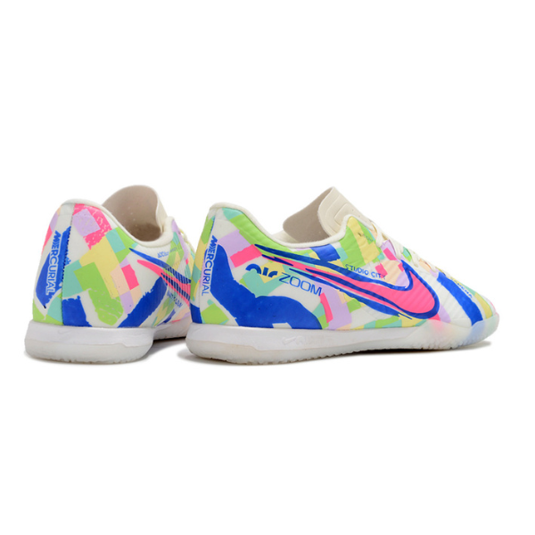 Botas de fútbol sala Nike Vapor 15 Academy SolCal Pack IC blancas y azules