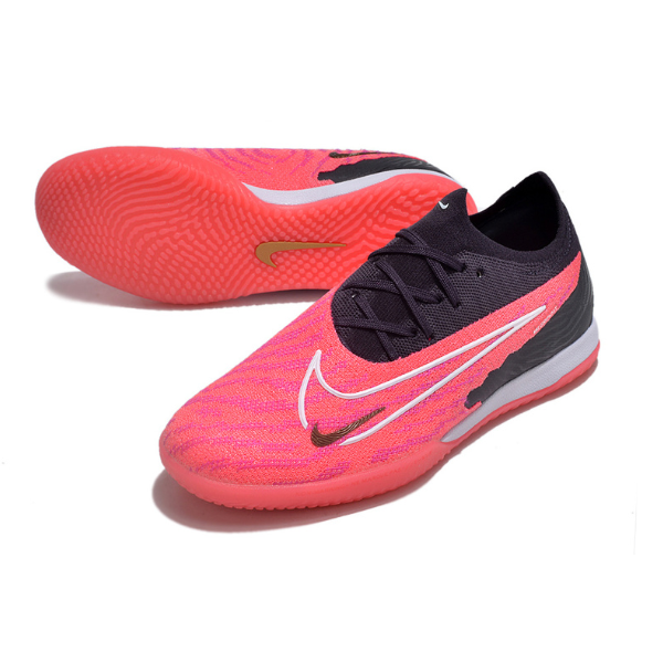Botas de fútbol sala Nike Phantom GX Elite Laceless Generation Pack IC, color negro y rojo
