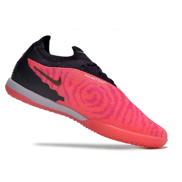 Botas de fútbol sala Nike Phantom GX Elite Laceless Generation Pack IC, color negro y rojo