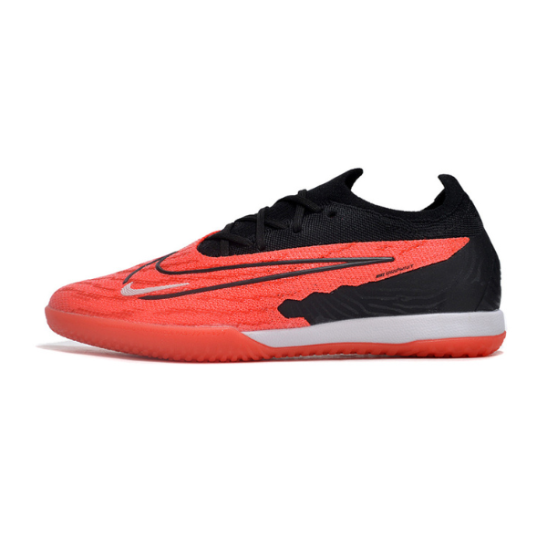 Botas de fútbol sala Nike Phantom GX Elite sin cordones IC, color negro y amarillo