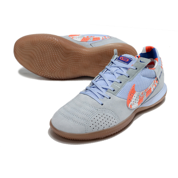 Nike Streetgato IC Gray Purple and Orange Indoor IC Football Boot