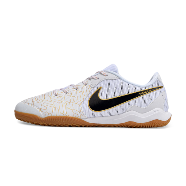 Botas de fútbol sala Nike Tiempo 10 Legend Academy Golden Touch Pack amarillo y negro IC