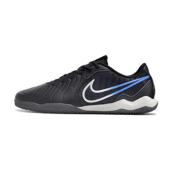 Botas de fútbol sala Nike Tiempo 10 Legend Academy Shadow Pack IC negras y grises