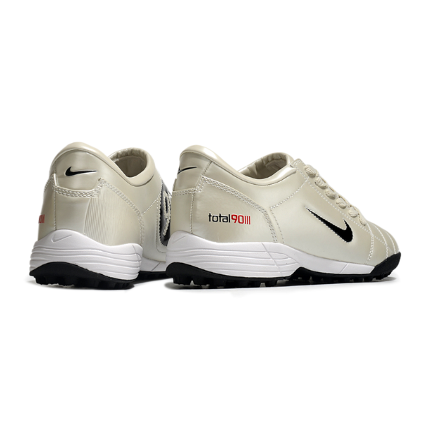 Nike Total 90 III Gray and Black Turf TF Football Boot