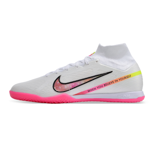Nike Mercurial Superfly 9 Elite Marcus Rashford Pack Blue and White Indoor IC Football Boot