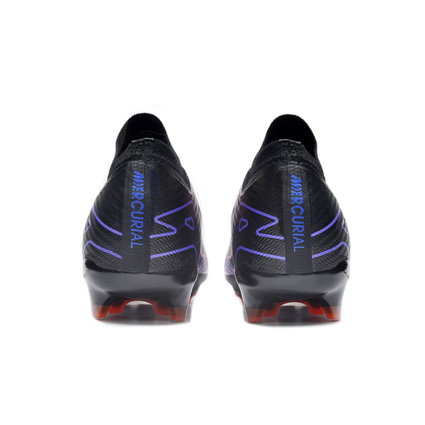 Nike Zoom Mercurial Vapor 15 Elite Black Pink and Purple Firm Ground FG Kids Football Boot