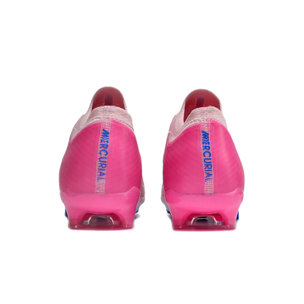 Nike Zoom Mercurial Vapor 15 Elite Pink and Blue Firm Ground FG Kids Football Boot