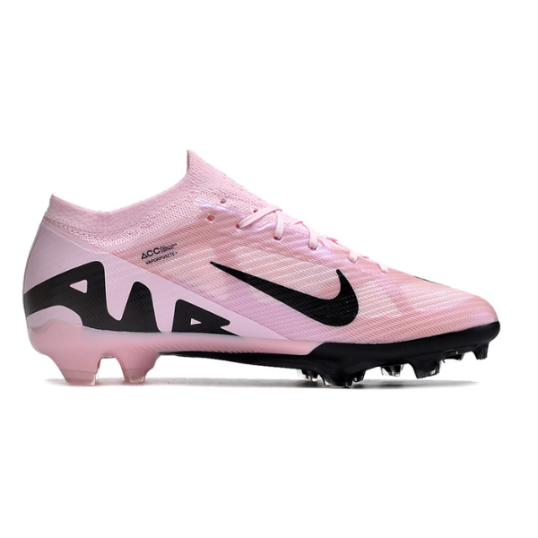 Nike Zoom Mercurial Vapor 15 Elite Pink and Black Firm Ground FG Kids Football Boot