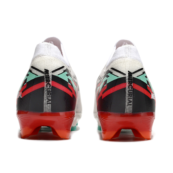 Nike Air Zoom Mercurial Vapor 16 Elite White and Red Firm Ground FG Football Boot