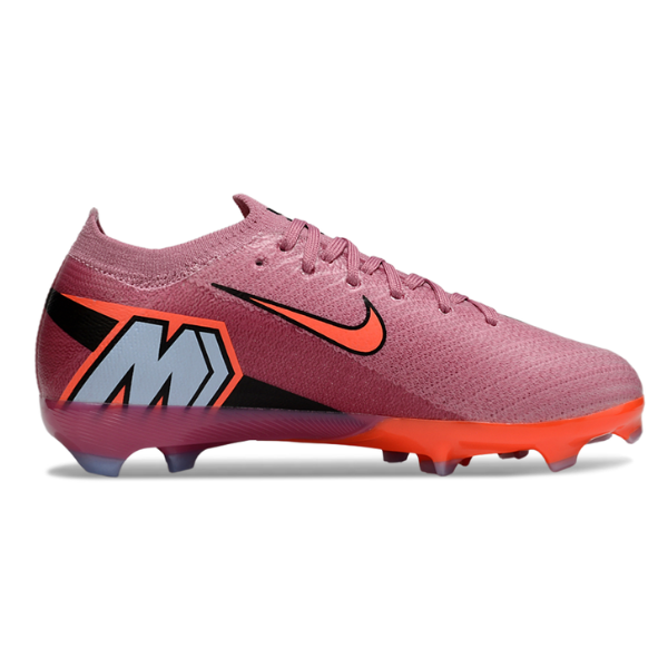 Botas de fútbol Nike Air Zoom Mercurial Vapor 16 Elite rosa para terreno firme FG para niños