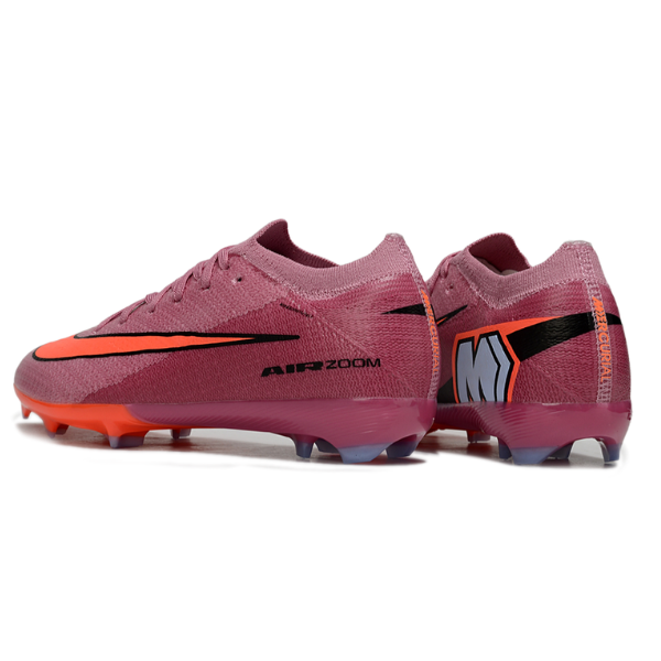 Botas de fútbol Nike Air Zoom Mercurial Vapor 16 Elite rosa para terreno firme FG para niños