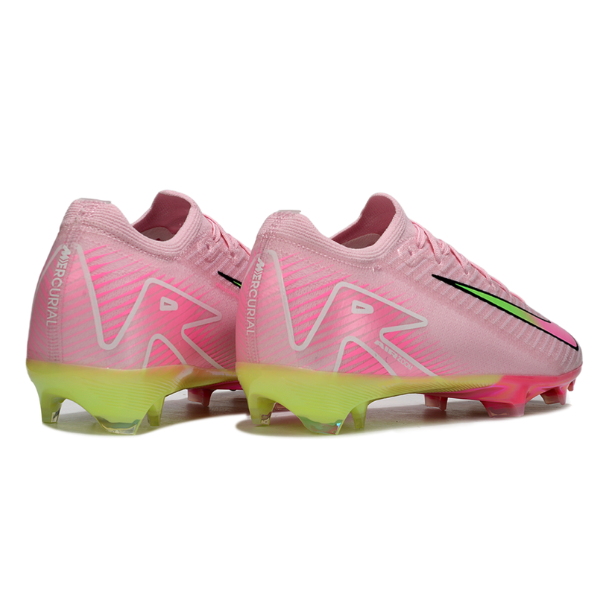 Botas de fútbol Nike Air Zoom Mercurial Vapor 16 Elite rosa claro para terreno firme FG para niños