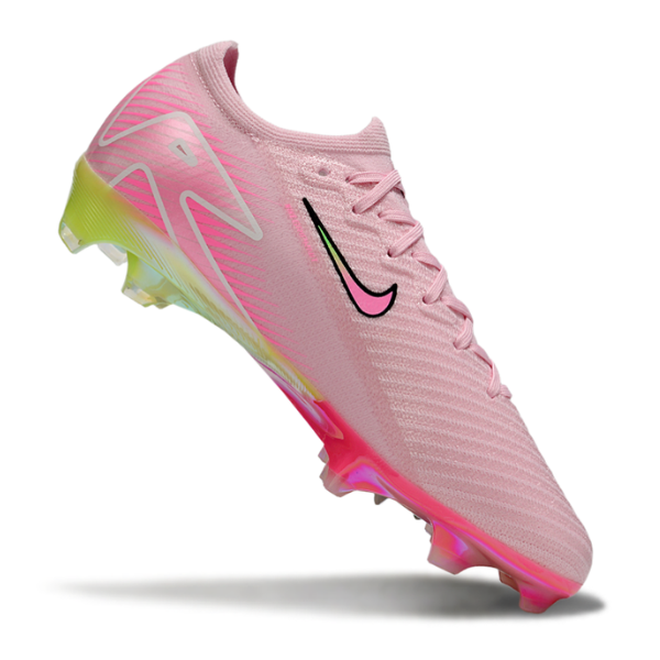 Botas de fútbol Nike Air Zoom Mercurial Vapor 16 Elite rosa claro para terreno firme FG para niños