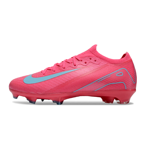 Nike Air Zoom Mercurial Vapor 16 Elite Pink and Blue Firm Ground FG Kids Football Boot