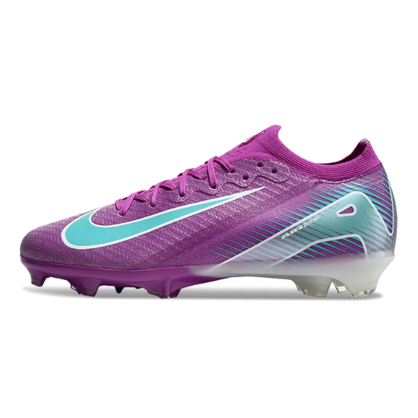 Nike Air Zoom Mercurial Vapor 16 Elite Purple and Blue Firm Ground FG Kids Football Boot
