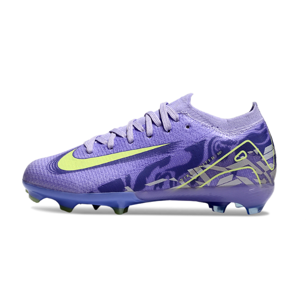 Botas de fútbol Nike Air Zoom Mercurial Vapor 16 Elite Purple Pack Firm Ground FG para niños