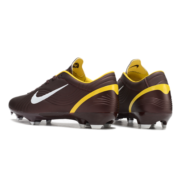Botas de fútbol Nike Air Zoom Mercurial Vapor 1 Elite para niños, color marrón, para terreno firme FG