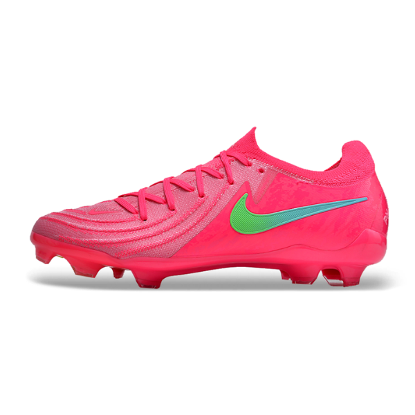 Nike Phantom GX2 Elite Pink and Green Firm Ground FG Kids Football Boot