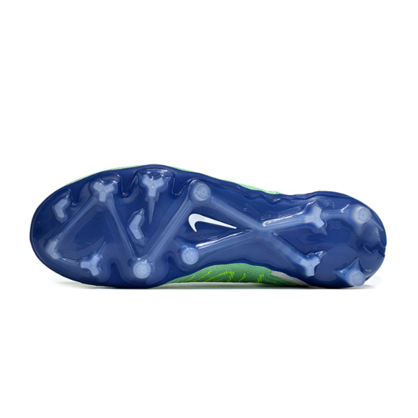 Nike Phantom GX Elite DF White and Green Firm Ground FG Kids Football Boot