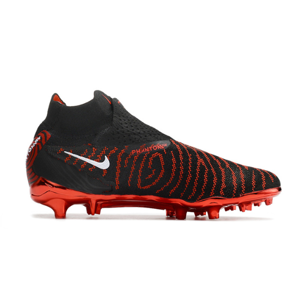 Nike Phantom GX Elite DF Black and Red Firm Ground FG Kids Football Boot