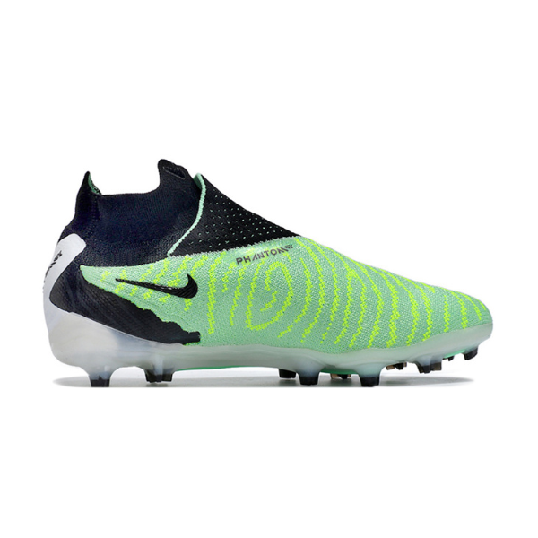 Nike Phantom GX Elite DF Green and Black Firm Ground FG Kids Football Boot