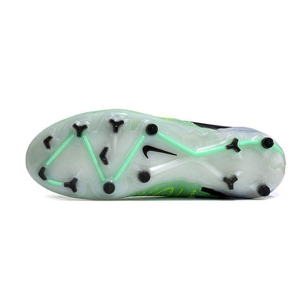 Nike Phantom GX Elite DF Green and Black Firm Ground FG Kids Football Boot