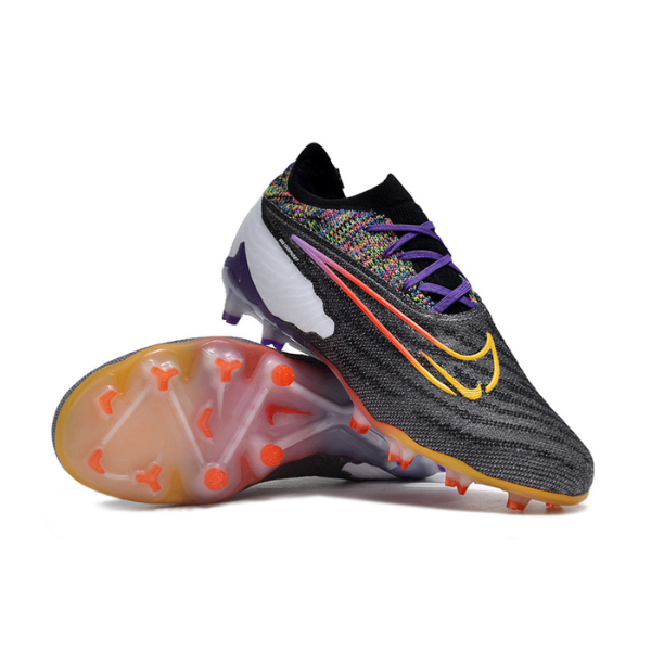 Nike Phantom GX Elite Black and Multicolor Firm Ground FG Kids Football Boot