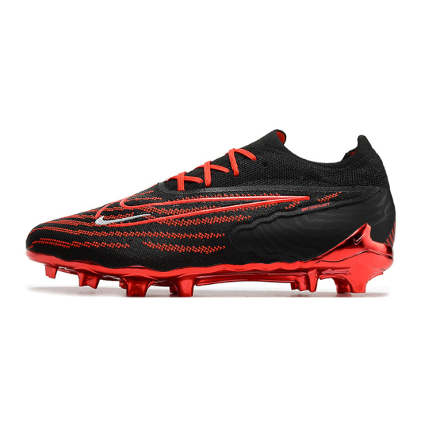 Nike Phantom GX Elite Black and Red Firm Ground FG Kids Football Boot